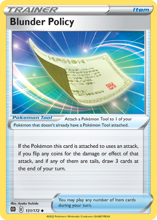 Blunder Policy 131/172 Sword & Shield Brilliant Stars