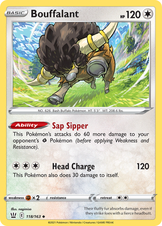 Bouffalant 118/163 Sword & Shield Battle Styles