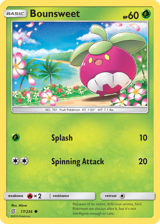 Bounsweet 17/236 Sun & Moon Unified Minds
