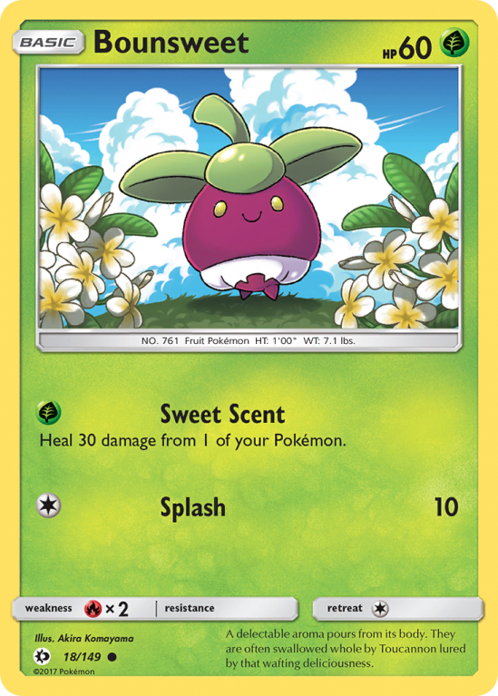 Bounsweet 18/149 Sun & Moon Sun & Moon