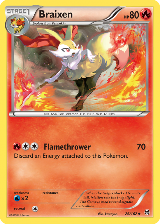 Braixen 26/162 XY BREAKthrough