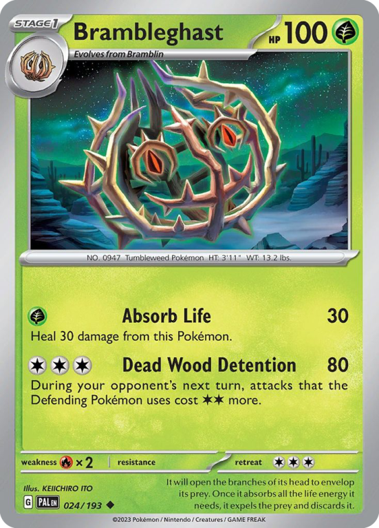 Brambleghast 24/193 Scarlet & Violet Paldea Evolved