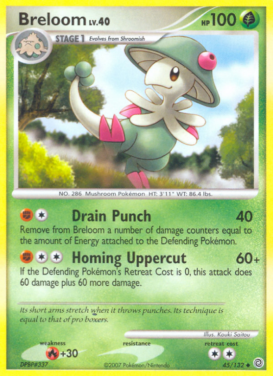 Breloom 45/132 Diamond & Pearl Secret Wonders