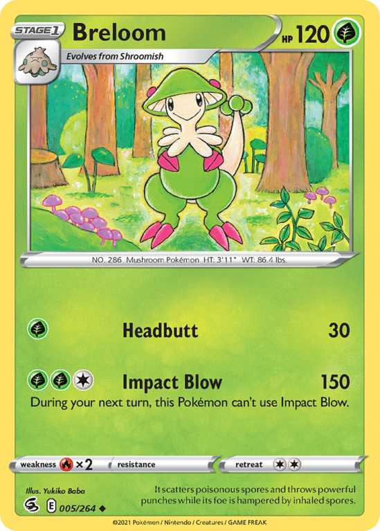 Breloom 5/264 Sword & Shield Fusion Strike