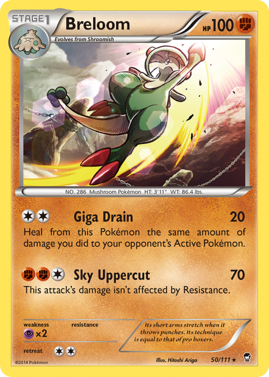 Breloom 50/111 XY Furious Fists