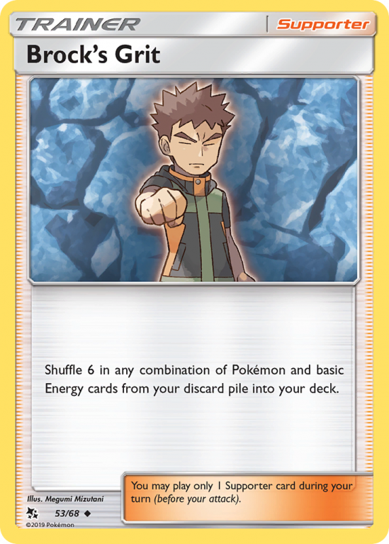 Brock's Grit 53/68 Sun & Moon Hidden Fates