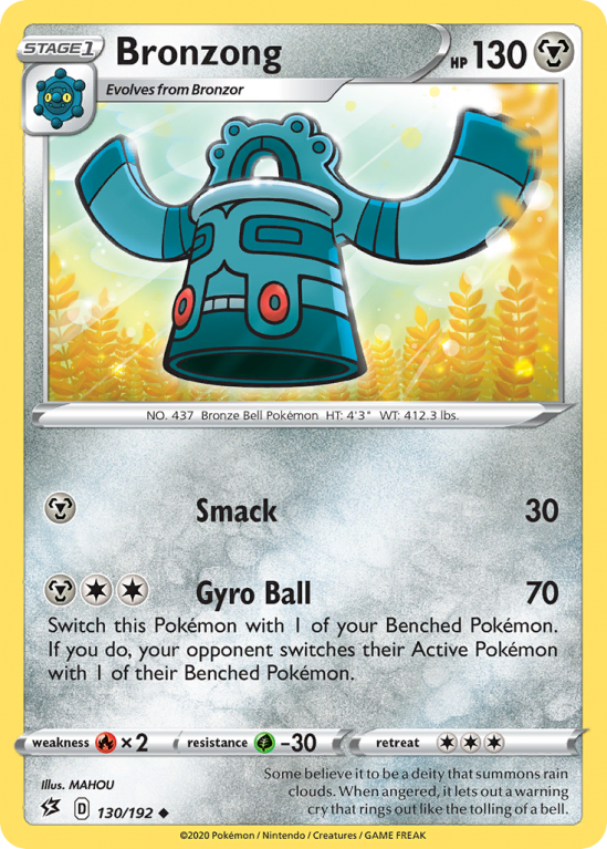 Bronzong 130/192 Sword & Shield Rebel Clash
