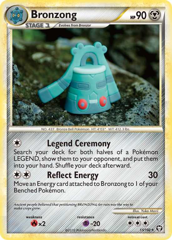 Bronzong 15/102 HeartGold & SoulSilver HS—Triumphant