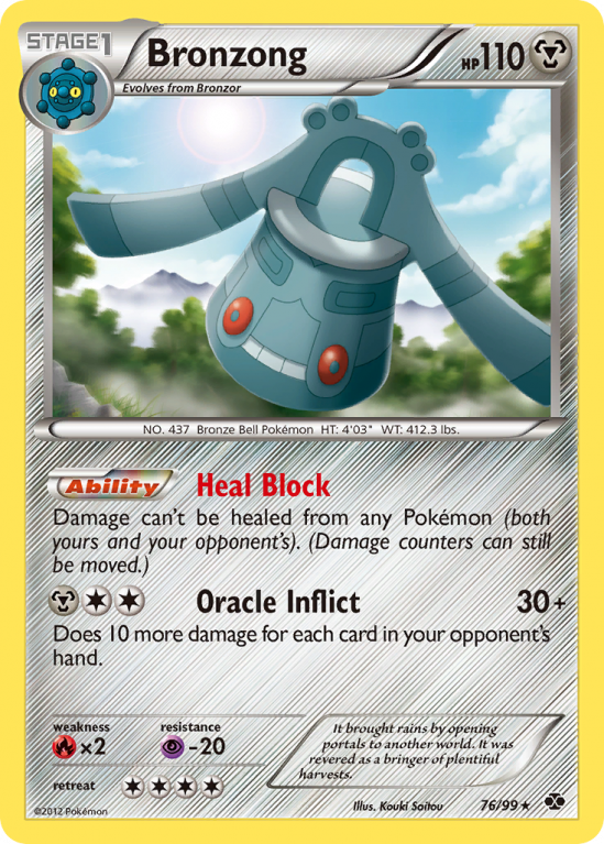 Bronzong 76/99 Black & White Next Destinies
