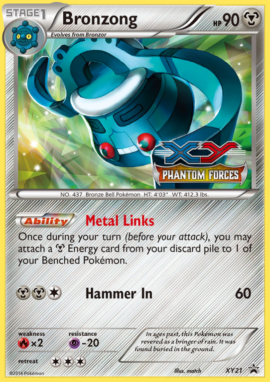 Bronzong XY21/183 XY XY Black Star Promos