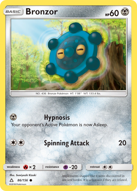 Bronzor 86/156 Sun & Moon Ultra Prism