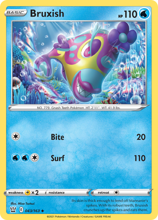 Bruxish 43/163 Sword & Shield Battle Styles