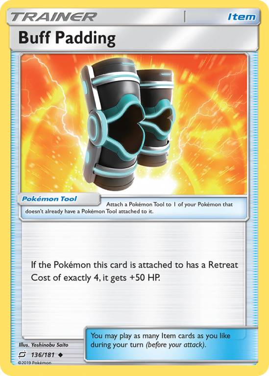 Buff Padding 136/181 Sun & Moon Team Up