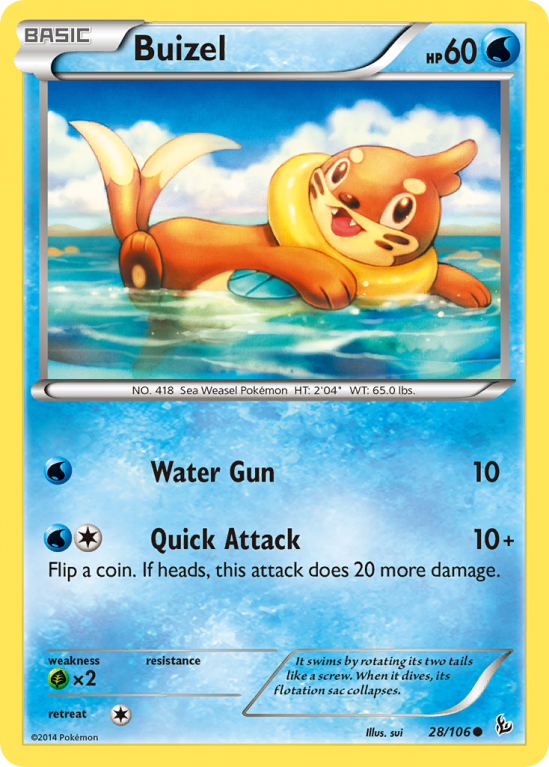 Buizel 28/106 XY Flashfire