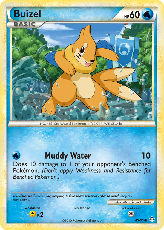 Buizel 45/95 HeartGold & SoulSilver HS—Unleashed