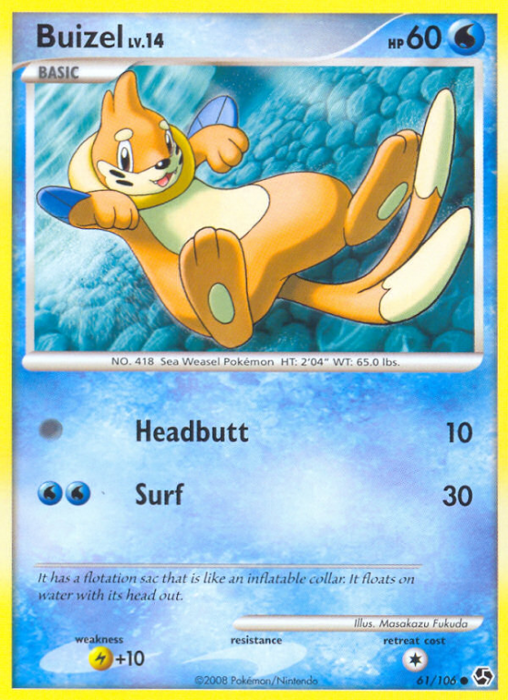 Buizel 61/106 Diamond & Pearl Great Encounters