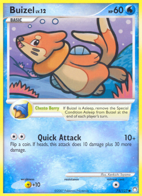 Buizel 75/123 Diamond & Pearl Mysterious Treasures