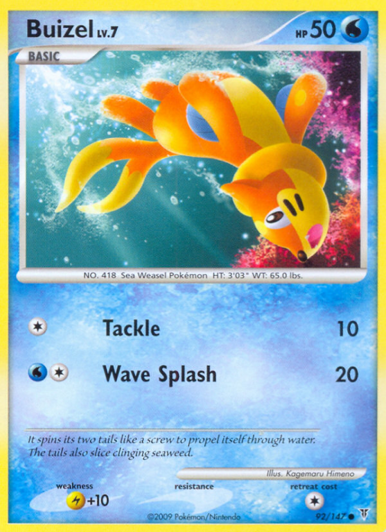 Buizel 92/147 Platinum Supreme Victors