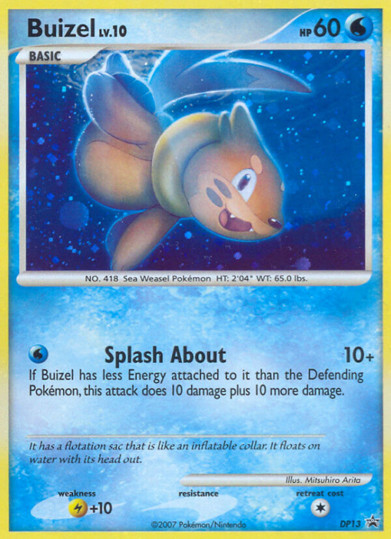 Buizel DP13/56 Diamond & Pearl DP Black Star Promos