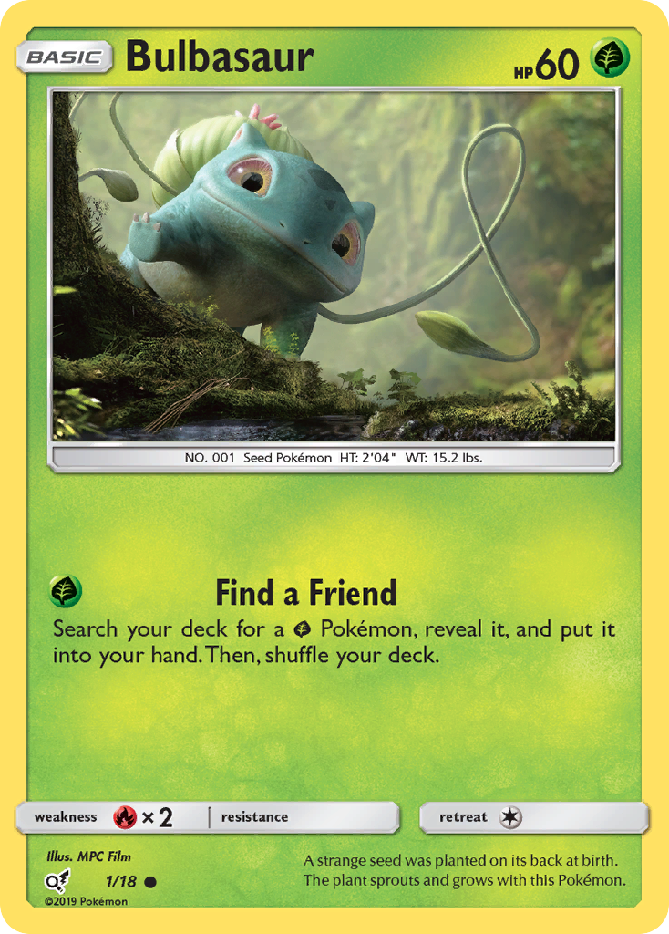 Bulbasaur 1/18 Sun & Moon Detective Pikachu