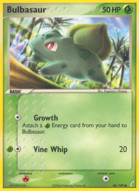 Bulbasaur 46/100 EX Crystal Guardians
