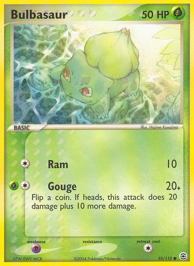 Bulbasaur 55/112 EX FireRed & LeafGreen