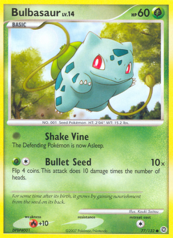 Bulbasaur 77/132 Diamond & Pearl Secret Wonders