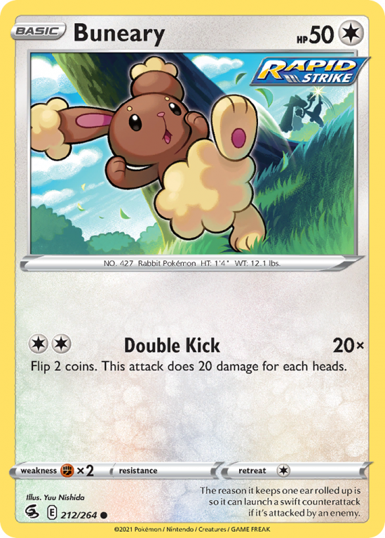 Buneary 212/264 Sword & Shield Fusion Strike