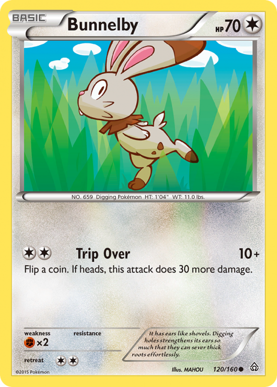 Bunnelby 120/160 XY Primal Clash