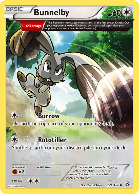 Bunnelby 121/160 XY Primal Clash
