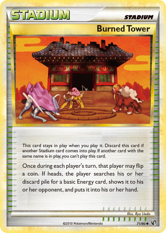 Burned Tower 71/90 HeartGold & SoulSilver HS—Undaunted