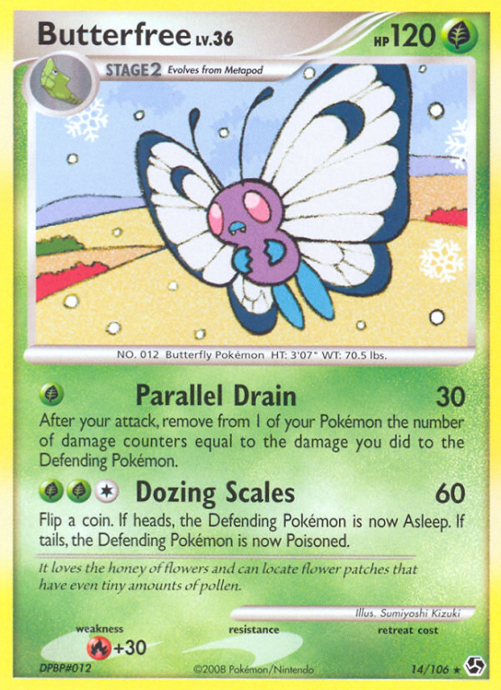 Butterfree 14/106 Diamond & Pearl Great Encounters