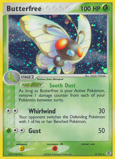 Butterfree 2/112 EX FireRed & LeafGreen