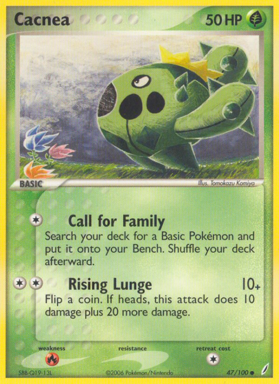 Cacnea 47/100 EX Crystal Guardians