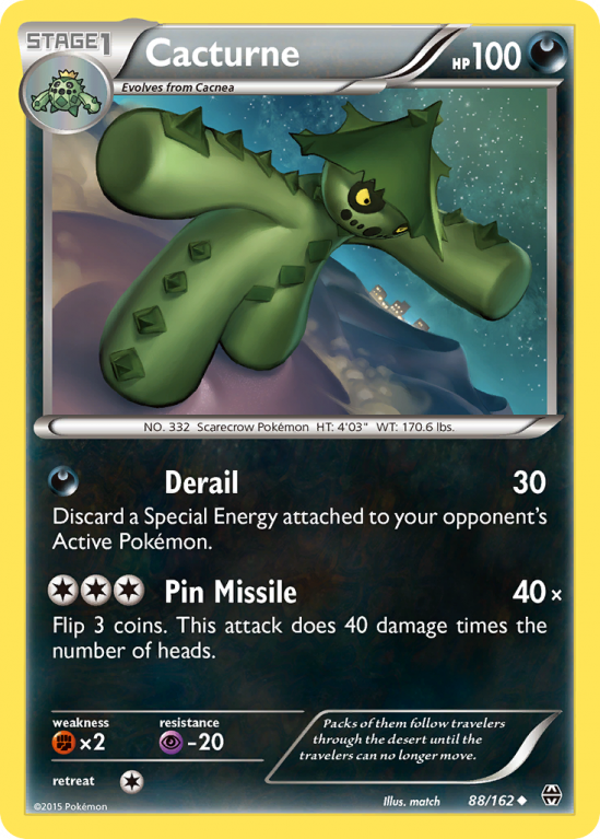 Cacturne 88/162 XY BREAKthrough