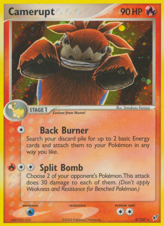 Camerupt 4/107 EX Deoxys