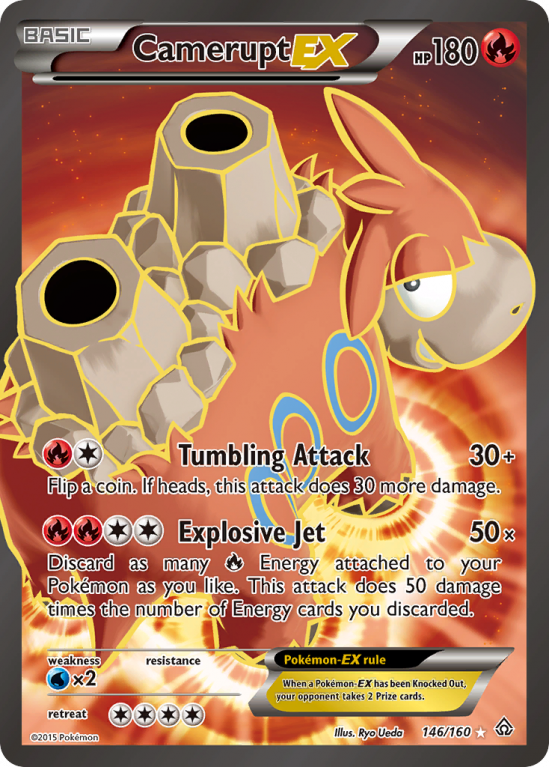 Camerupt-EX 146/160 XY Primal Clash