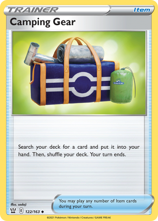 Camping Gear 122/163 Sword & Shield Battle Styles