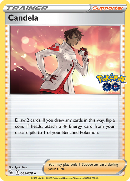 Candela 65/78 Sword & Shield Pokémon GO
