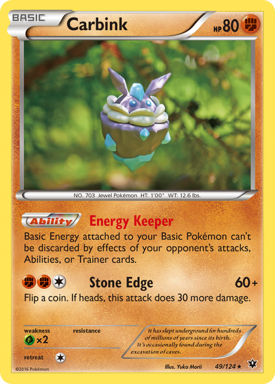 Carbink 49/124 XY Fates Collide