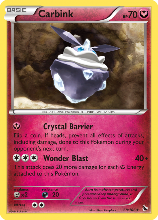 Carbink 68/106 XY Flashfire