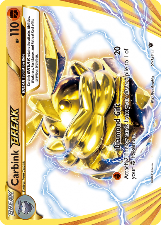 Carbink BREAK 51/124 XY Fates Collide