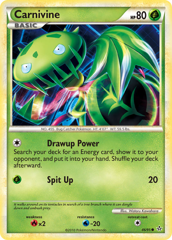 Carnivine 46/95 HeartGold & SoulSilver HS—Unleashed