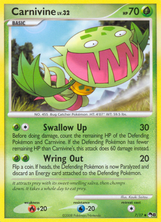 Carnivine 7/17 POP POP Series 8
