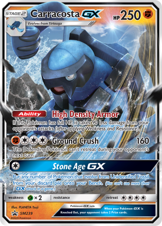 Carracosta-GX SM239/156 Sun & Moon SM Black Star Promos