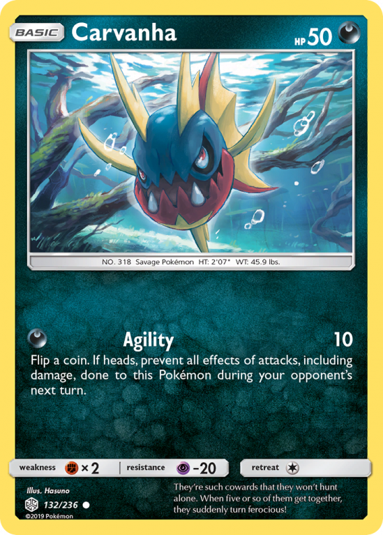 Carvanha 132/236 Sun & Moon Cosmic Eclipse