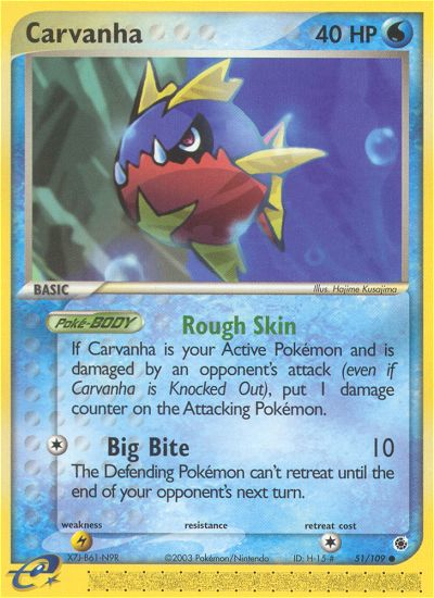 Carvanha 51/109 EX Ruby & Sapphire