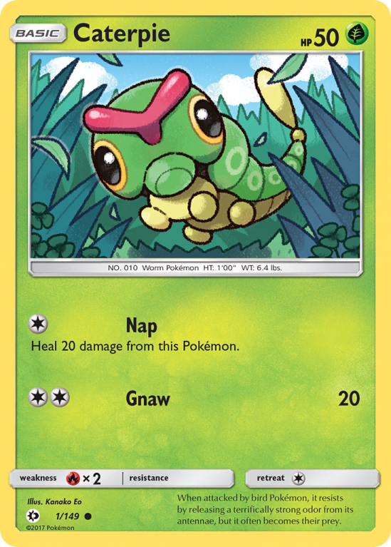 Caterpie 1/149 Sun & Moon Sun & Moon