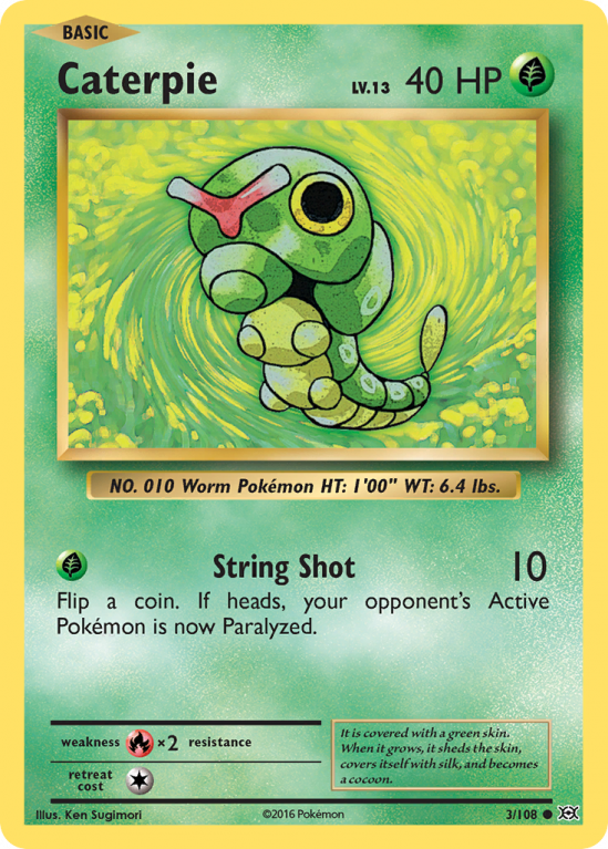 Caterpie 3/108 XY Evolutions