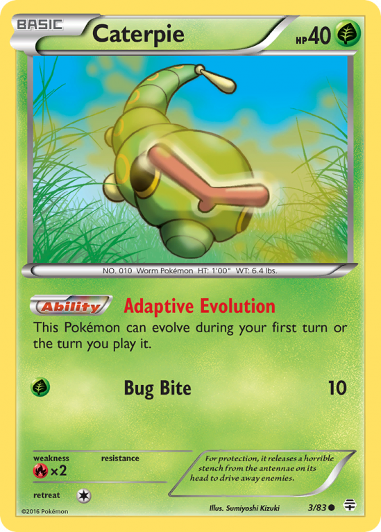 Caterpie 3/115 XY Generations